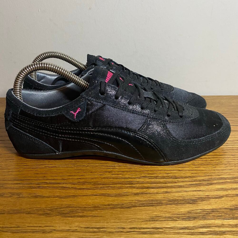 Y2K Puma Ring Speedcat Driving Sneakers Sport Lifestyle Black Pink Womens 7.5
